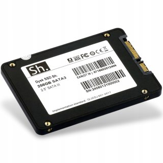 Dysk Ssd 256Gb Sh. Sata Iii 2,5'' 3D Tlc Nand Flash 551/515Mb Dla Pc