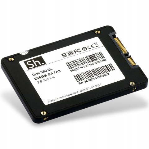 Dysk Ssd 256Gb Sh. Sata Iii 2,5'' 3D Tlc Nand Flash 551/515Mb Dla Pc