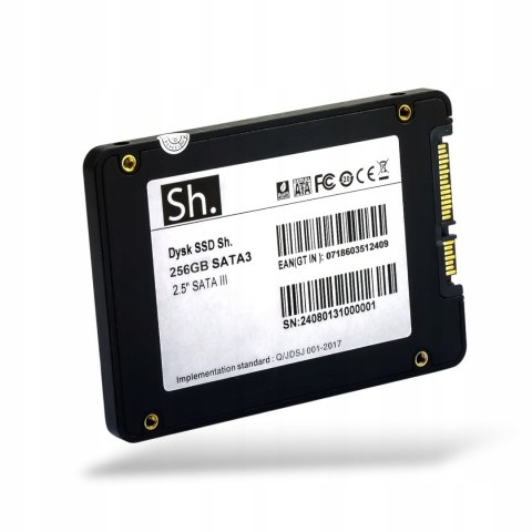 Dysk Ssd 256Gb Sh. Sata Iii 2,5'' 3D Tlc Nand Flash 551/515Mb Dla Pc