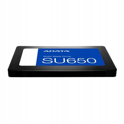 Dysk Ssd Adata Su650 512Gb Nand 3D + Slc, 520/450Mbps Ecc Sata Iii 2,5