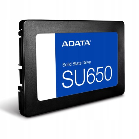 Dysk Ssd Adata Ultimate Su650 256Gb Sata Iii 2,5 520/450Mb Ecc Nand 3D
