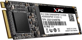 Dysk Ssd Adata Xpg Sx6000 Pro 512Gb M2 Pcie Nvme 2100/1400Mb/S 3D Nand Ldpc