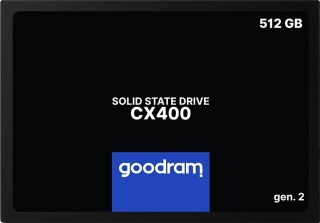 Dysk Ssd Goodram Cx400 512Gb Sata Iii 2,5 550/500Mb/S 3D Nand Do Pc Szybki