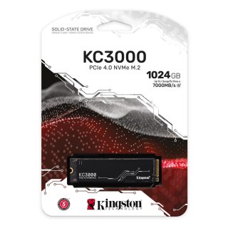 Dysk Ssd Kingston Kc3000 1Tb Pcie 4.0 Nvme M.2 2280 Powłoka Grafenowa - Ps5