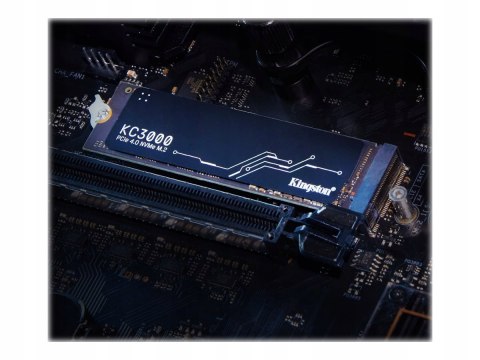 Dysk Ssd Kingston Kc3000 1Tb Pcie 4.0 Nvme M.2 2280 Powłoka Grafenowa - Ps5