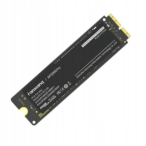 Dysk Ssd M.2 2280 512Gb Ap2000pro Pcie3.0 Nvme Do Apple Macbook, Mini, Imac