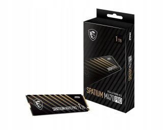 Dysk Ssd M.2 Pcie Nvme Msi Spatium M470 Pro 1Tb 6000/4500Mb/S 950K Iops