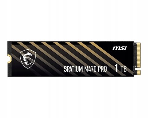 Dysk Ssd M.2 Pcie Nvme Msi Spatium M470 Pro 1Tb 6000/4500Mb/S 950K Iops