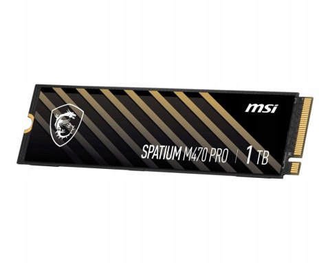 Dysk Ssd M.2 Pcie Nvme Msi Spatium M470 Pro 1Tb 6000/4500Mb/S 950K Iops