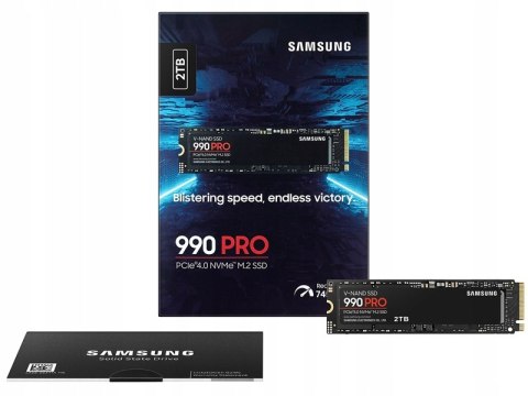 Dysk Ssd M.2 Samsung 990 Pro 2Tb Pcie 4.0 Nvme 7450/6900Mb/S Do Gamingu
