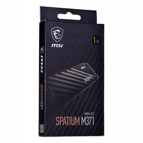 Dysk Ssd Msi Spatium M371 1Tb Pcie Gen3x4 Nvme M.2 2280 2350/1700 3D Nand