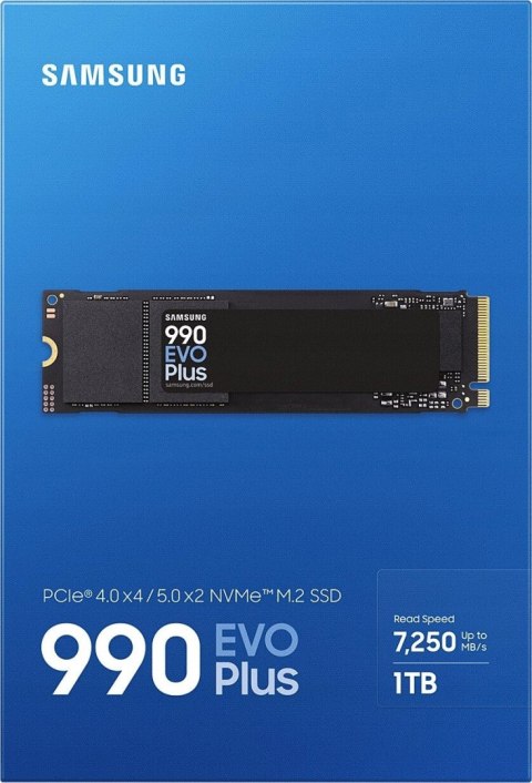 Dysk Ssd Samsung 990 Evo Plus 1Tb M.2 Nvme Pci Express 7150/6300Mb/S Czarny