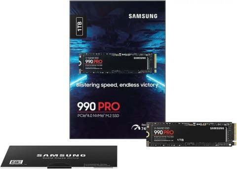 Dysk Ssd Samsung 990 Pro 1Tb M.2 Nvme Pcie4.0 7450/6900Mb Trim Aes 256-Bit
