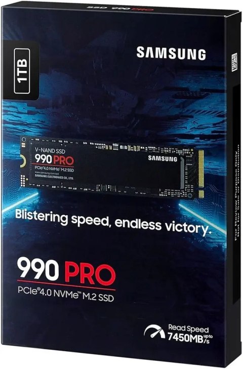 Dysk Ssd Samsung 990 Pro 1Tb M.2 Nvme Pcie4.0 7450/6900Mb Trim Aes 256-Bit