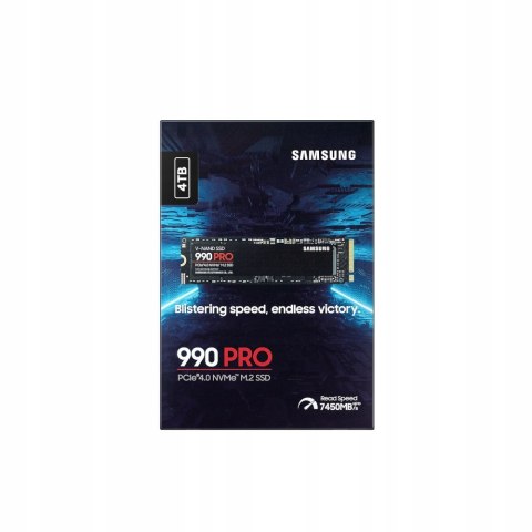 Dysk Ssd Samsung 990 Pro 4Tb Nvme M.2 (2280) Pcie 4.0 7450Mb/S 6900Mb/S