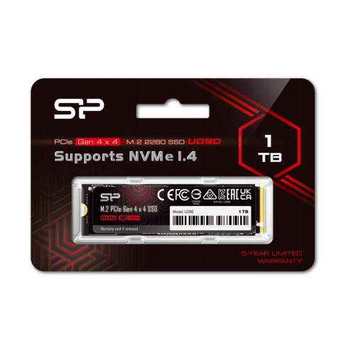 Dysk Ssd Sp Silicon Power 1Tb Z Ud90 M.2 Pcie Gen4x4 Raid Slc Ldpc E2e