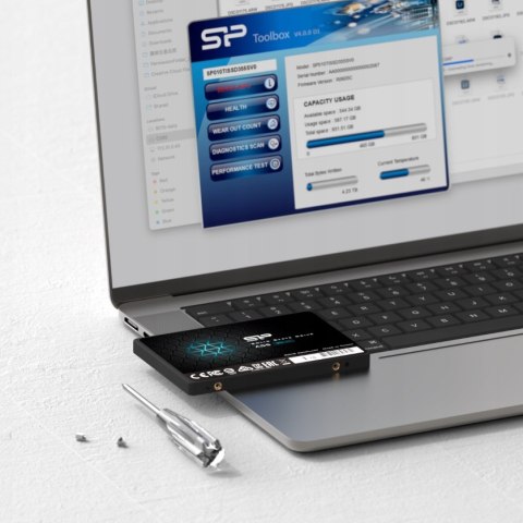 Dysk Ssd Sp Silicon Power 2Tb A55 Slc Cache 7Mm Ultrabook 3D Nand Sata Iii