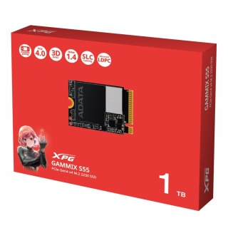 Dysk Ssd Xpg Gammix S55 1Tb Nvme Pcie 4X4 M.2 2230 Do Steam Deck Do Gamingu