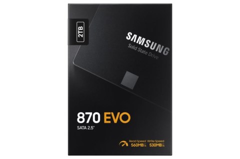 Niezawodny Dysk Ssd Samsung 870 Evo 2Tb Sata Iii 2,5-Cala 560/530Mb/S Do Pc