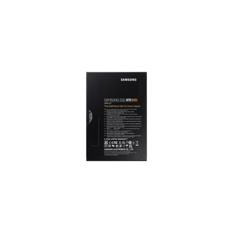 Niezawodny Dysk Ssd Samsung 870 Evo 2Tb Sata Iii 2,5-Cala 560/530Mb/S Do Pc