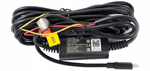 Hardwire Kit 70Mai Up03 Zasilanie Trybu Parkingowego Kamer Usbc 3M Dc12-30V