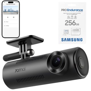 Kamera Samochodowa 1296P 70Mai M310 Wdr 130° G-Sensor 256Gb Samsung + Up03