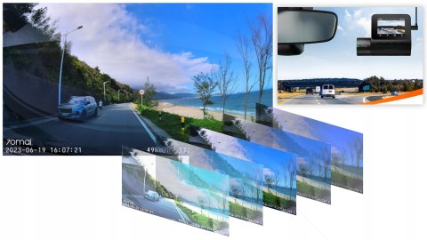 Kamera Samochodowa 70Mai A200 Dash Cam 1080P Hdr 60Fps, Moduł Parkingu Up03