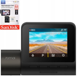 Kamera Samochodowa 70Mai A200 Dash Cam Full Hd 1080P 60Fps Hdr + 64Gb Karta
