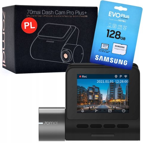 Kamera Samochodowa 70Mai A500s Dash Cam Pro 1944P Gps Adas + 128Gb Samsung