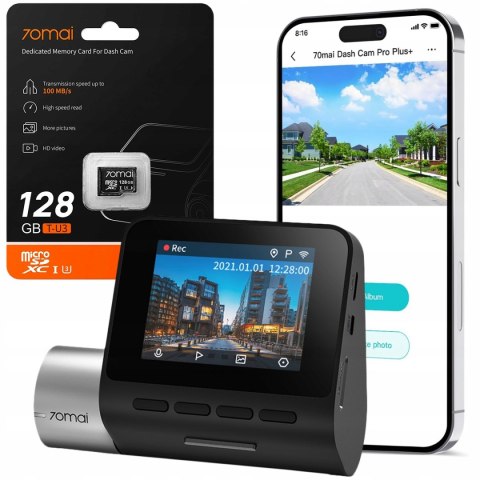 Kamera Samochodowa 70Mai A500s Dash Cam Pro Plus 1944P Gps Oryginalna 128Gb