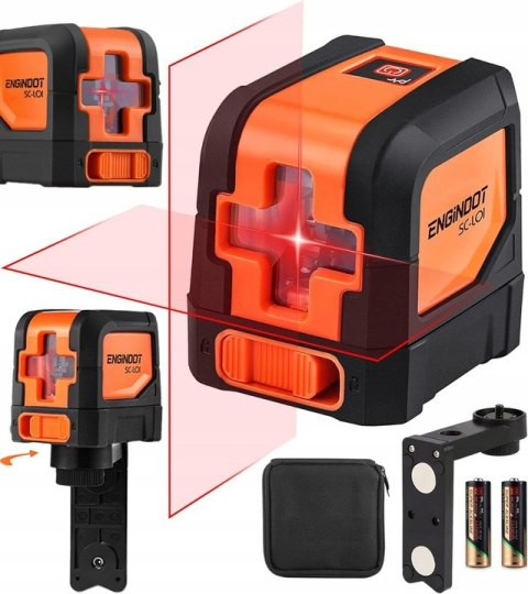 Laser Krzyżowy Poziomica Engindot Sc-L01 35M Samopoziomująca Blokada + Etui