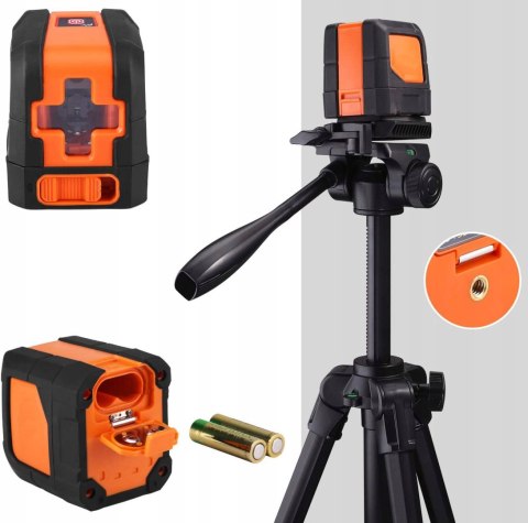 Laser Krzyżowy Sc-L01 35M Samopoziomujący Z Uchwytem Magnetycznym + Etui
