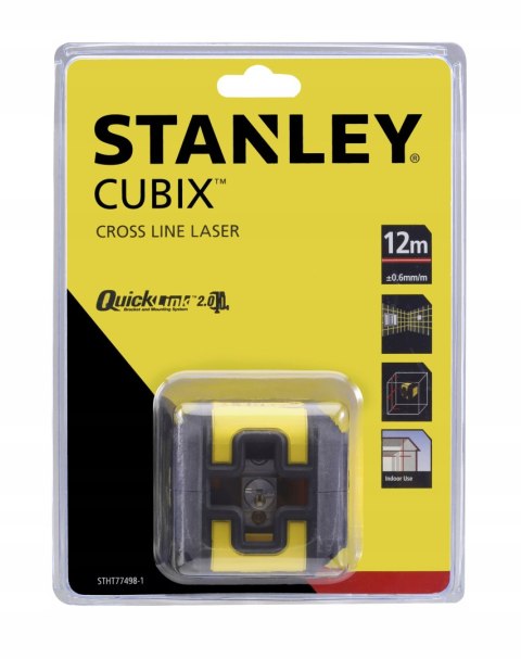 Laser Krzyżowy Stanley Cubix Stht77498 + Zestaw Statyw 100 Cm, Etui I 2Xaa