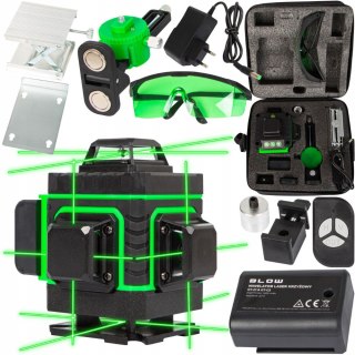 Laserowa Poziomica 360° 16 Linii 4D Blow Z Akumulatorem I Pilotem
