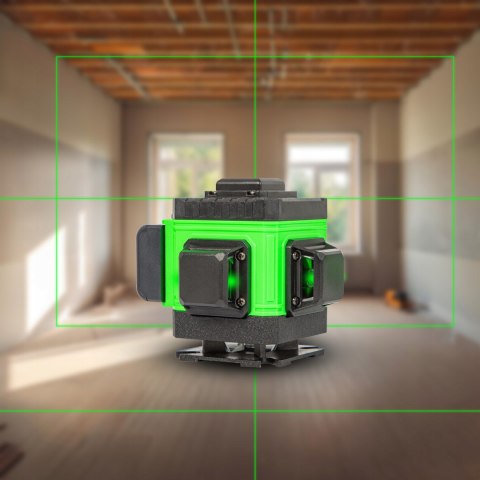Laserowa Poziomica 360° 16 Linii 4D Blow Z Akumulatorem I Pilotem