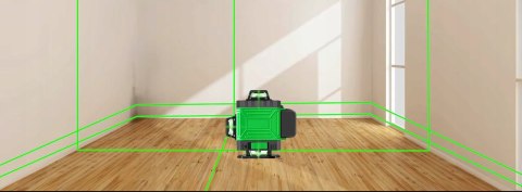 Laserowa Poziomica 360° 16 Linii 4D Blow Z Akumulatorem I Pilotem