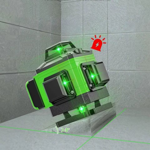 Laserowa Poziomica 360° 16 Linii 4D Blow Z Akumulatorem I Pilotem