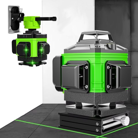 Laserowa Poziomica 360° 16 Linii 4D Blow Z Akumulatorem I Pilotem