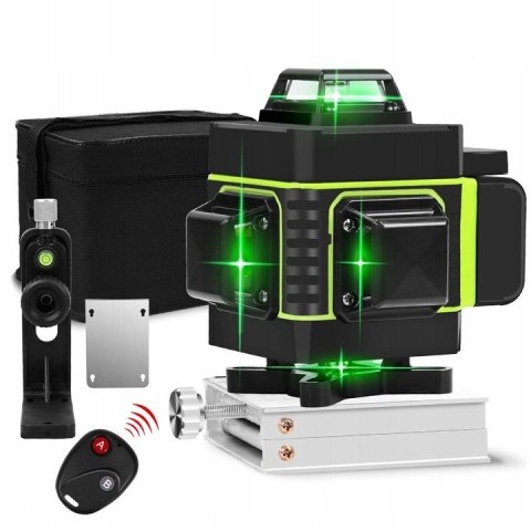 Laserowa Poziomica Hilda 16 Linii 4D Z Statywem 2M - Akumulatorowa 35M