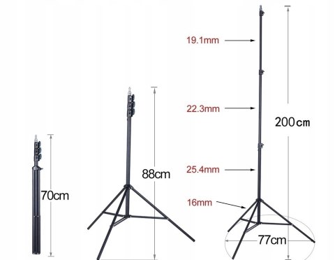 Laserowa Poziomica Hilda 16 Linii 4D Z Statywem 2M - Akumulatorowa 35M