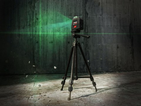Parkside Performance Laser Krzyżowy 360° Statyw Zielona Linia Usb-C Do 20M