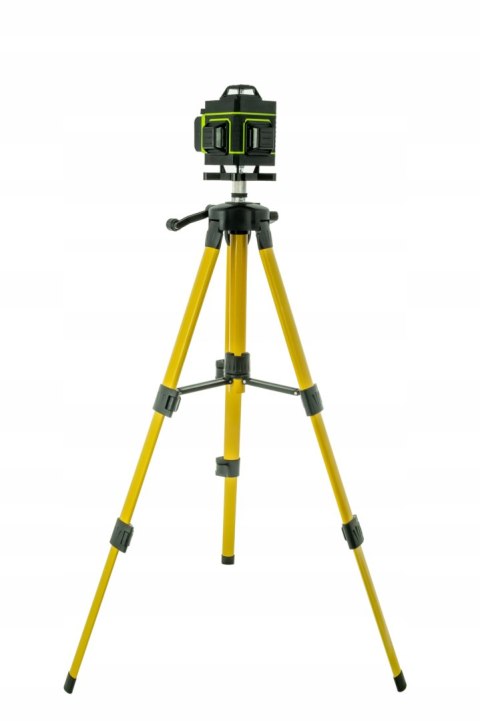 Poziomica Laser Krzyżowa 4D Evander 16 Linii, Statyw 100Cm, 2X Akumulator