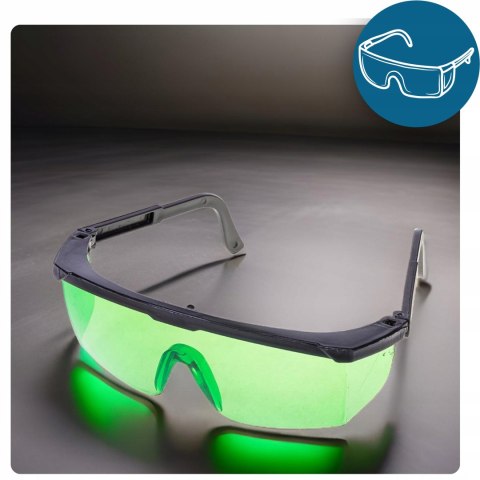Poziomica Laserowa 360° Ip54 4 Okienka 16 Linii Krzyżowy - Zestaw Z Pilotem