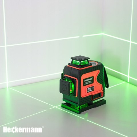 Poziomica Laserowa Heckermann Ds029 16 Linii Zielony, +/-1Mm Ip54, 3000 Mah