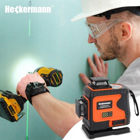 Poziomica Laserowa Heckermann Ds029 16 Linii Zielony, +/-1Mm Ip54, 3000 Mah