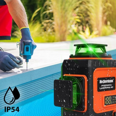 Poziomica Laserowa Heckermann Ds029 16 Linii Zielony, +/-1Mm Ip54, 3000 Mah