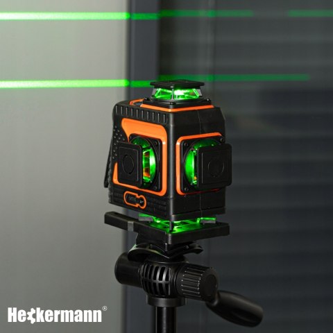 Poziomica Laserowa Heckermann Ds029 16 Linii Zielony, +/-1Mm Ip54, 3000 Mah