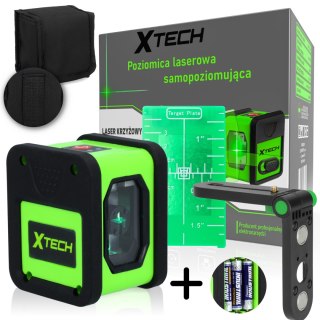 Poziomica Laserowa Xtech 4D Samopoziomująca 532Nm Zielony 25M Z Pokrowcem