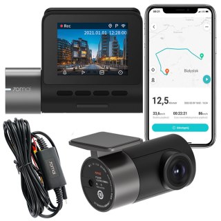 Rejestrator Jazdy Pro Plus+ A500s + Rc06 Tylna + Parking, Gps 1944P + Adas