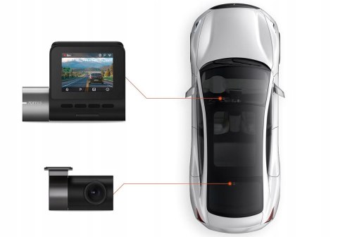 Rejestrator Jazdy Pro Plus+ A500s + Rc06 Tylna + Parking, Gps 1944P + Adas